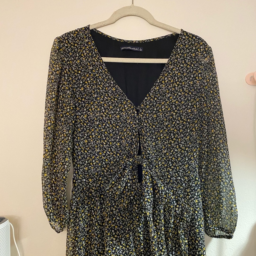 Abercrombie & Fitch Hi-Low Maxi Dress